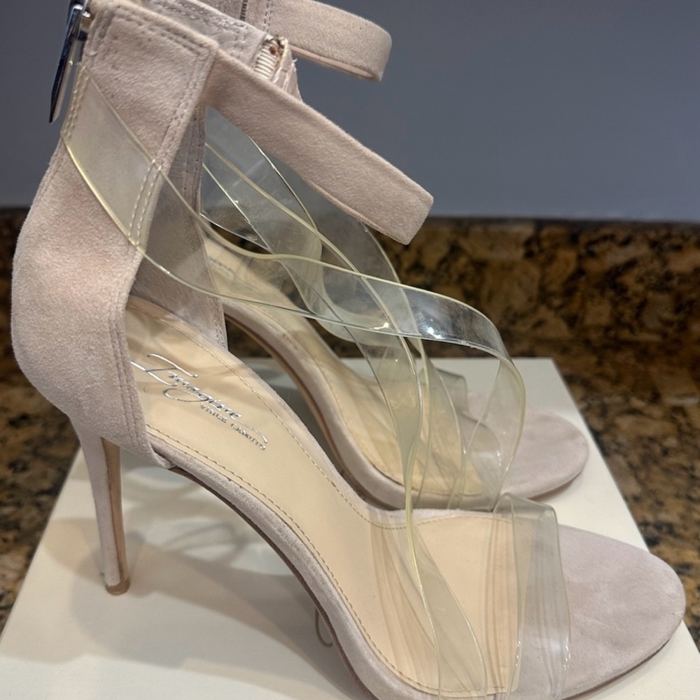 Vince Camuto  Imagine IM-Devine4 Clear /Suede Size 10 - Picture 5 of 10